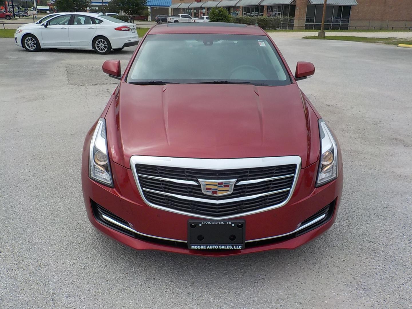 2017 Red /Black Cadillac ATS (1G6AH5RX7H0) , located at 1617 W Church Street, Livingston, TX, 77351, (936) 327-3600, 30.710995, -94.951157 - WOW!! LOW LOW MILES!! Come check it out! - Photo#2